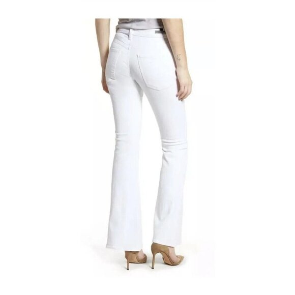 Citizens of Humanity Womens White Fleetwood Crop High Rise Flare Jeans SZ 31 - Picture 9 of 10